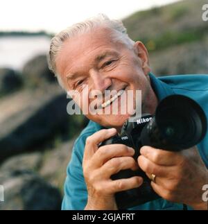SwedenÂ weltberühmter` Fotograf Lennart Nilsson ist im Alter von 94 Jahren verstorben. 2007-05-25 Lennart Nilsson, fotograf. Foto: Jacob Forsell / SCANPIX / Kod 14 Stockfoto